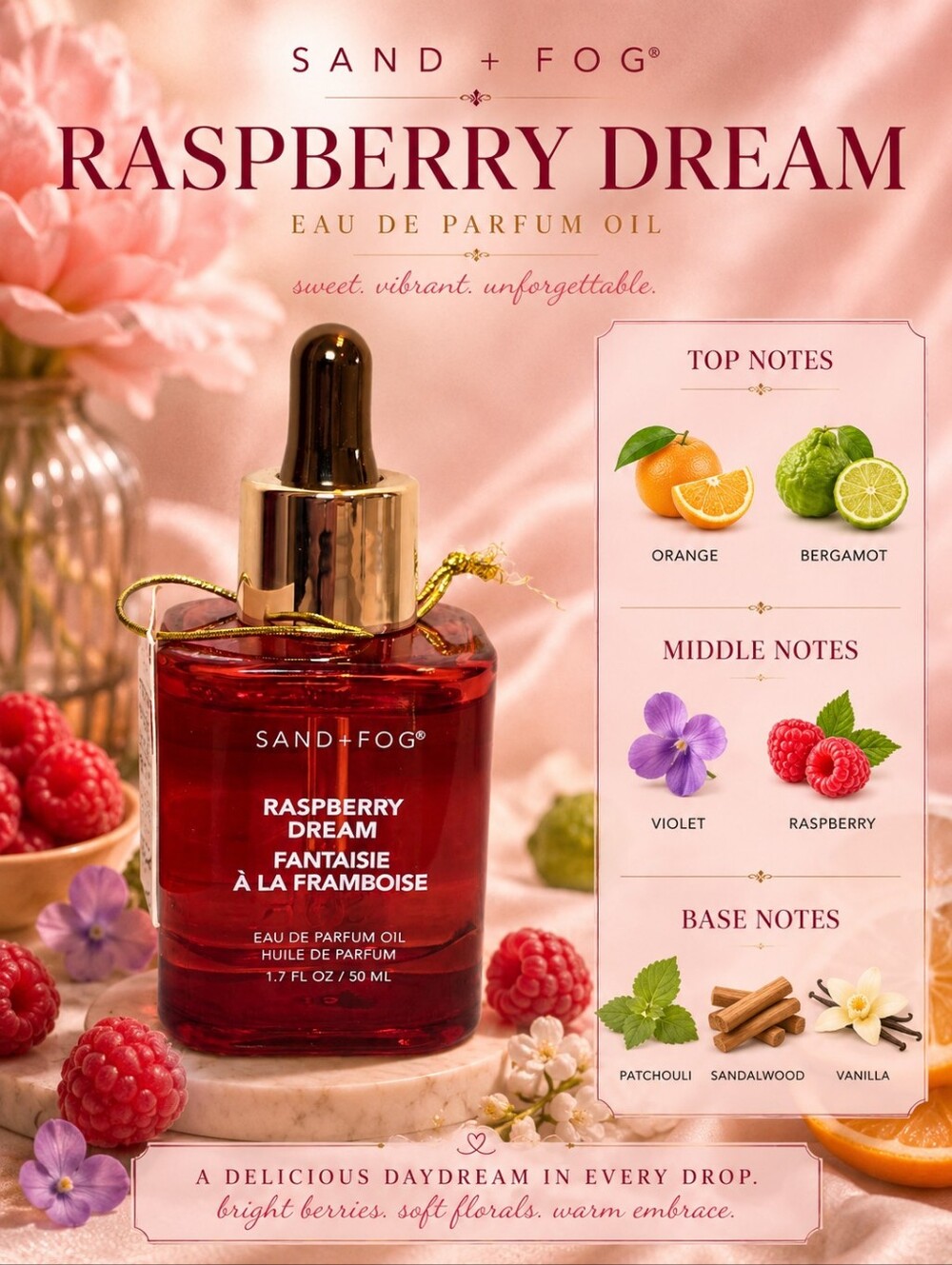 *NEW* RASPBERRY DREAM Sand + Fog Fragrance Oil